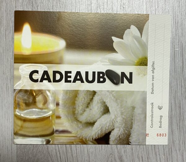 Cadeaubon, waarde € 5,-