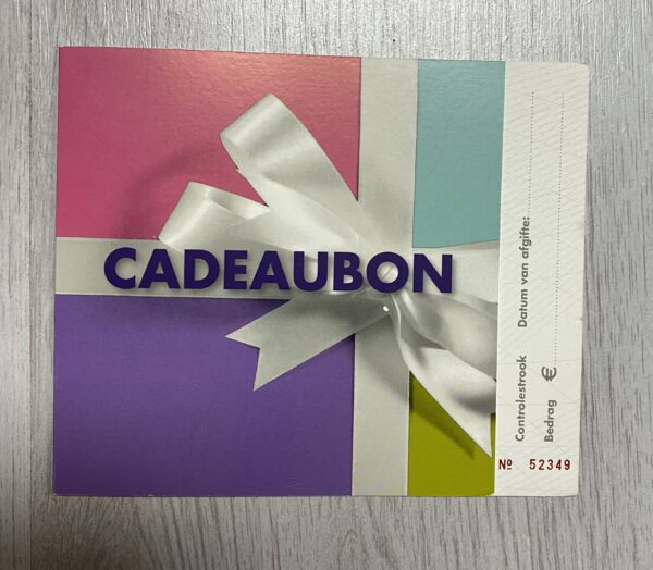 Cadeaubon, waarde € 10,-